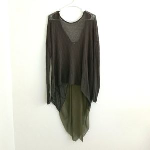 FREE People dramatic long sleeve tunic